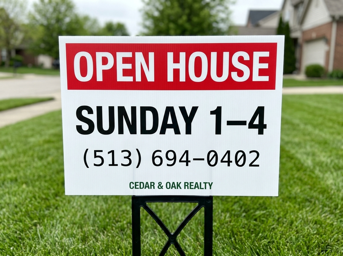 Yard & Coroplast signs — printed by Goldman Printing
